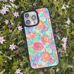 Tropical Sea Turtle Phone Case 🐢🌺 Vibrant Design